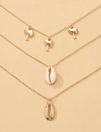 3 in 1 cowrie necklace