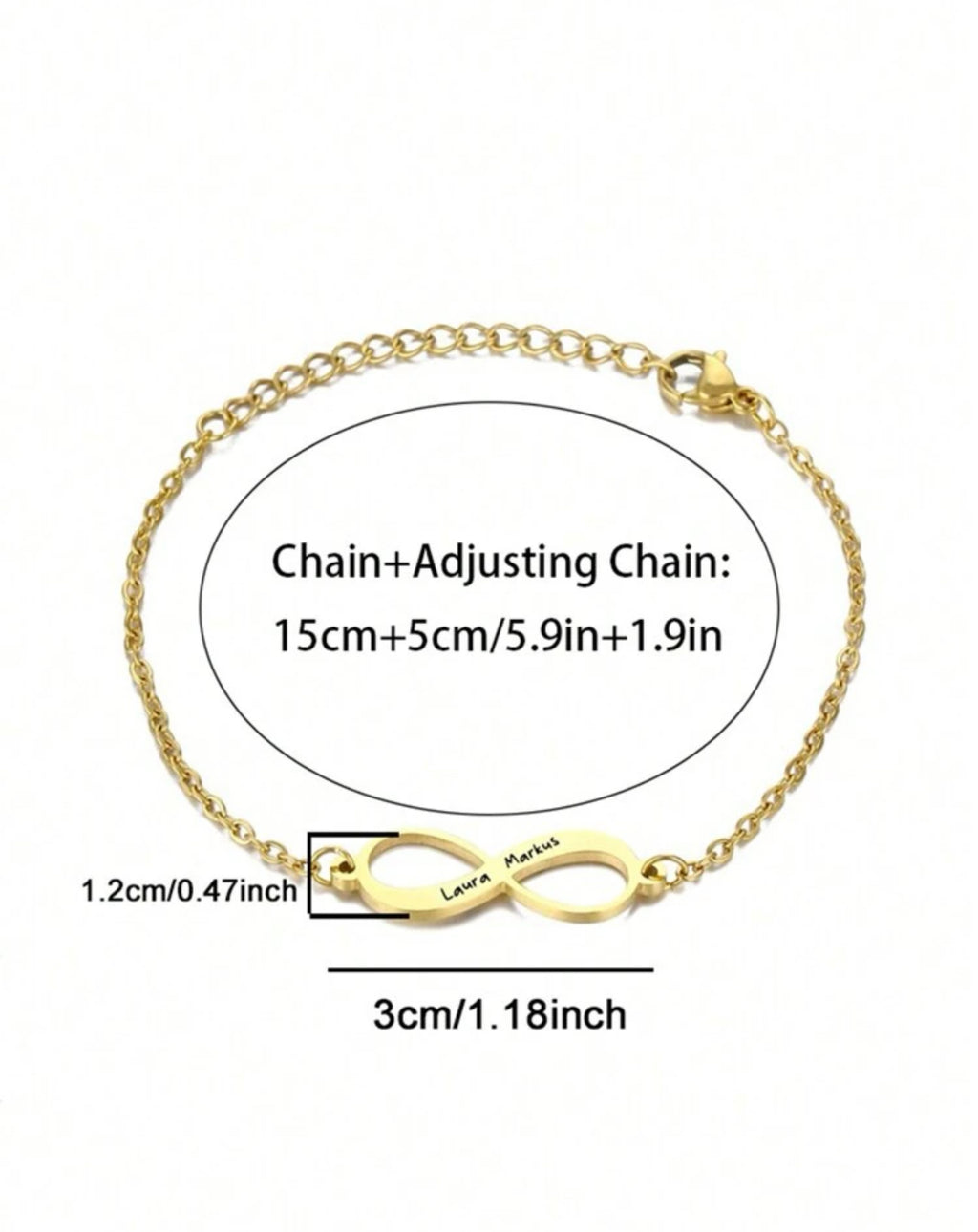 Bracelet Infini Personnalisé