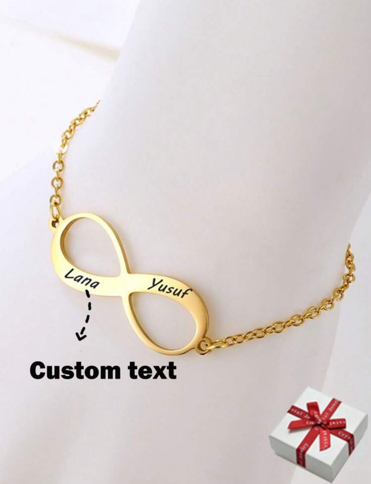 Bracelet infini ♾️ personnalisé