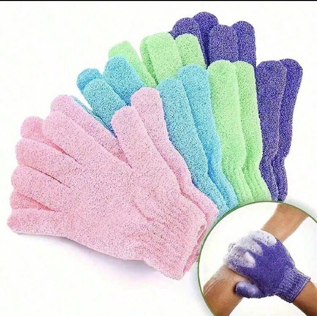 Gants exfoliants