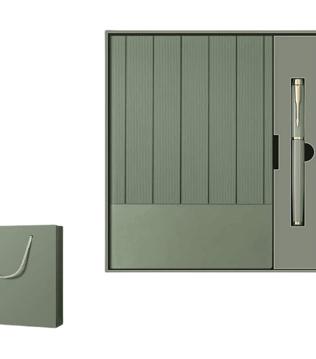 Personalized Luxury Gift Set – A5 Notebook, Pen & Thermos