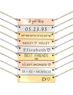 1pc Long Collier Amitié personnalisé