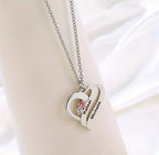 Personalized Stainless Steel Heart Pendant Necklace