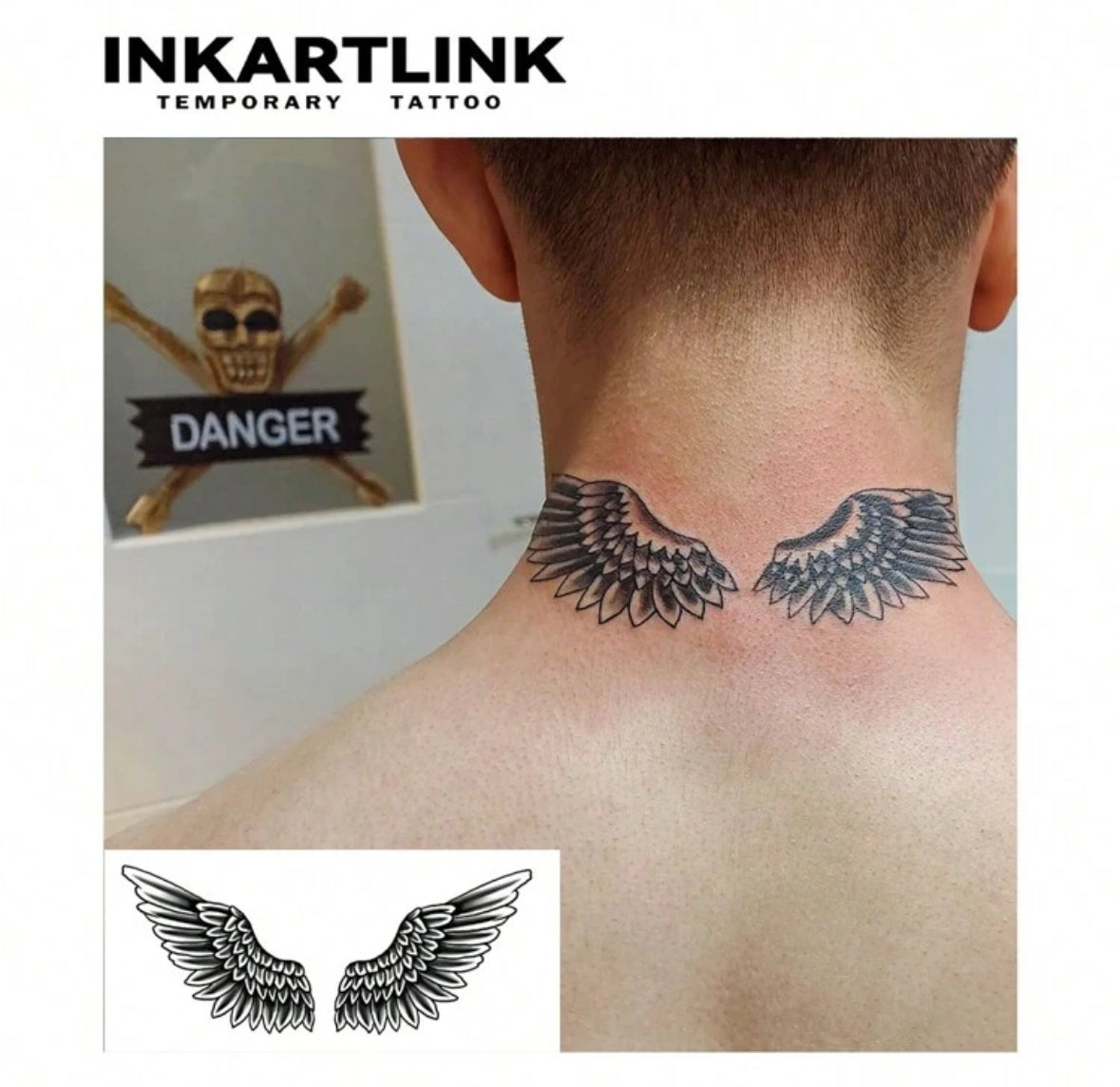 Tatouage Temporaire Ailes d’Ange
