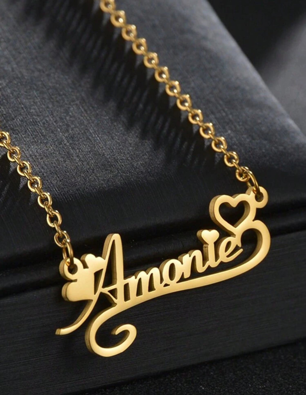 Personalized Love Necklace – 18K Gold Plated