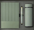 Coffret Cadeau de Luxe Personnalisé – Carnet A5, Stylo & Thermos