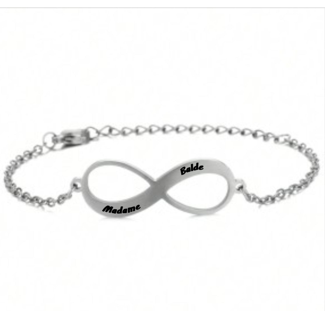 Bracelet infini ♾️ personnalisé