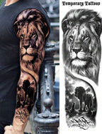 Tatouage Temporaire Lion - Puissance et Protection
