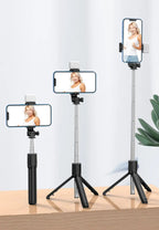 Bâton de Selfie sans fil pour téléphone portable avec trépied