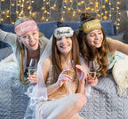 Masque de nuit personnalisé en satin ,masque de sommeil