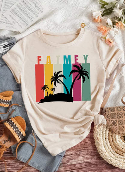 Évasion Tropicale – Collection de T-Shirts Fatmey