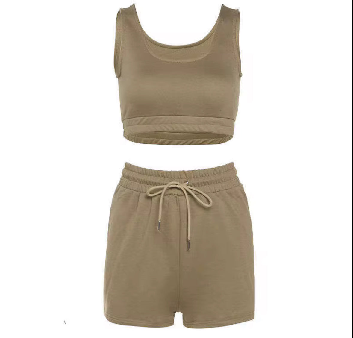 Ensemble Décontracté Femme – Top Court & Short