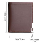 Portefeuille en cuir PU photo et texte personnalisé