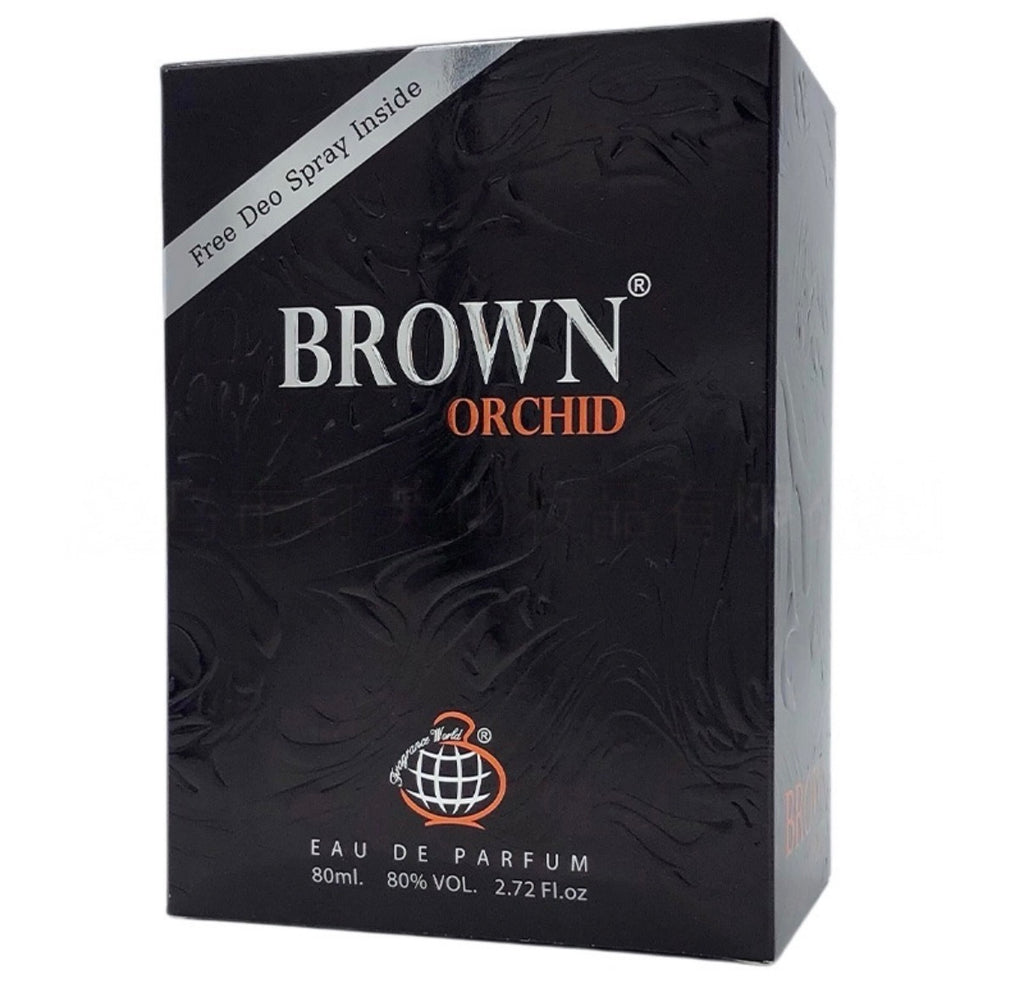 Brown Orchid Eau de Parfum Homme 80 ml + Déodorant Offert