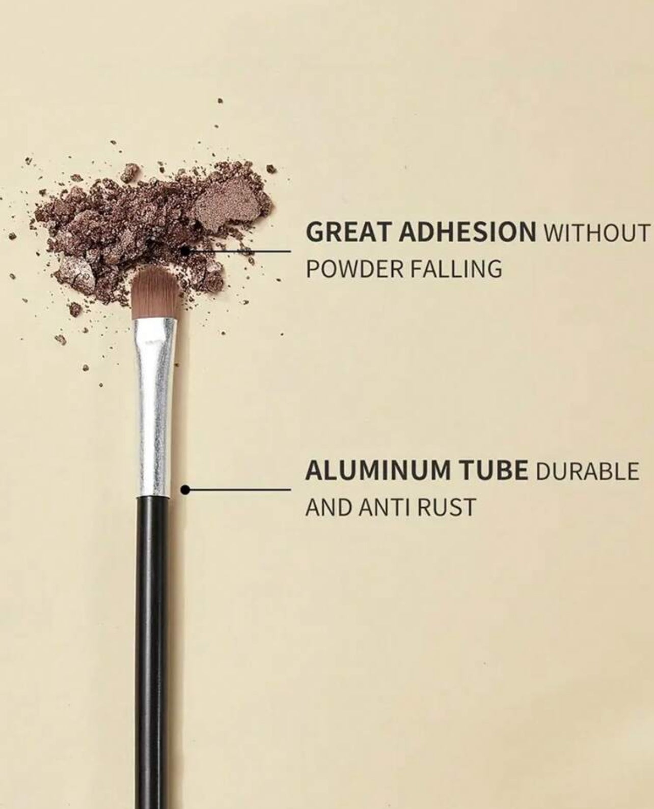 Eyeshadow Brush, Un Outil De Maquillage Pour Appliquer Facilement Et Avec Précision L'ombre À Paupières, Adapté Au Maquillage Des Yeux