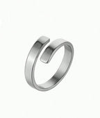 Bague personnalisée minimaliste double couche