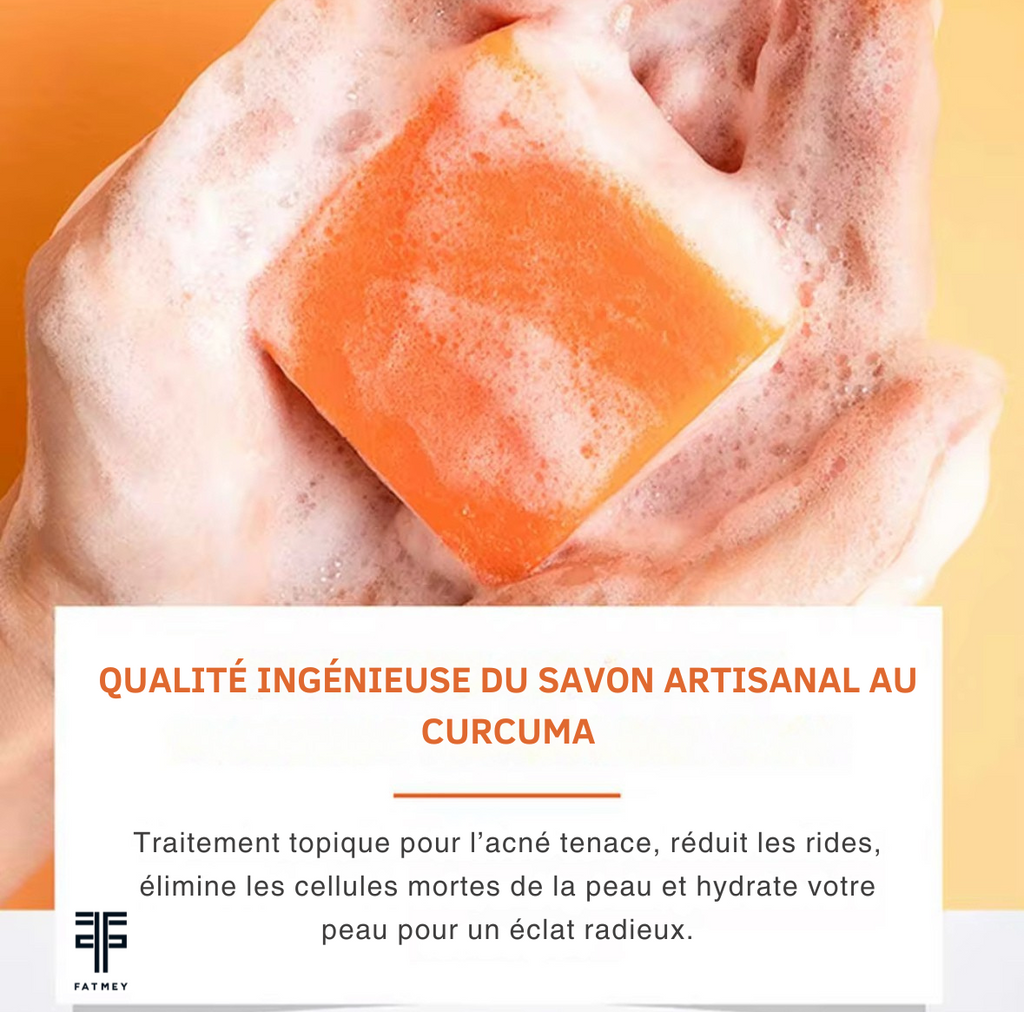 Natural soap with
 Turmeric