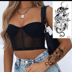 9 pièces Tatouage Temporaire