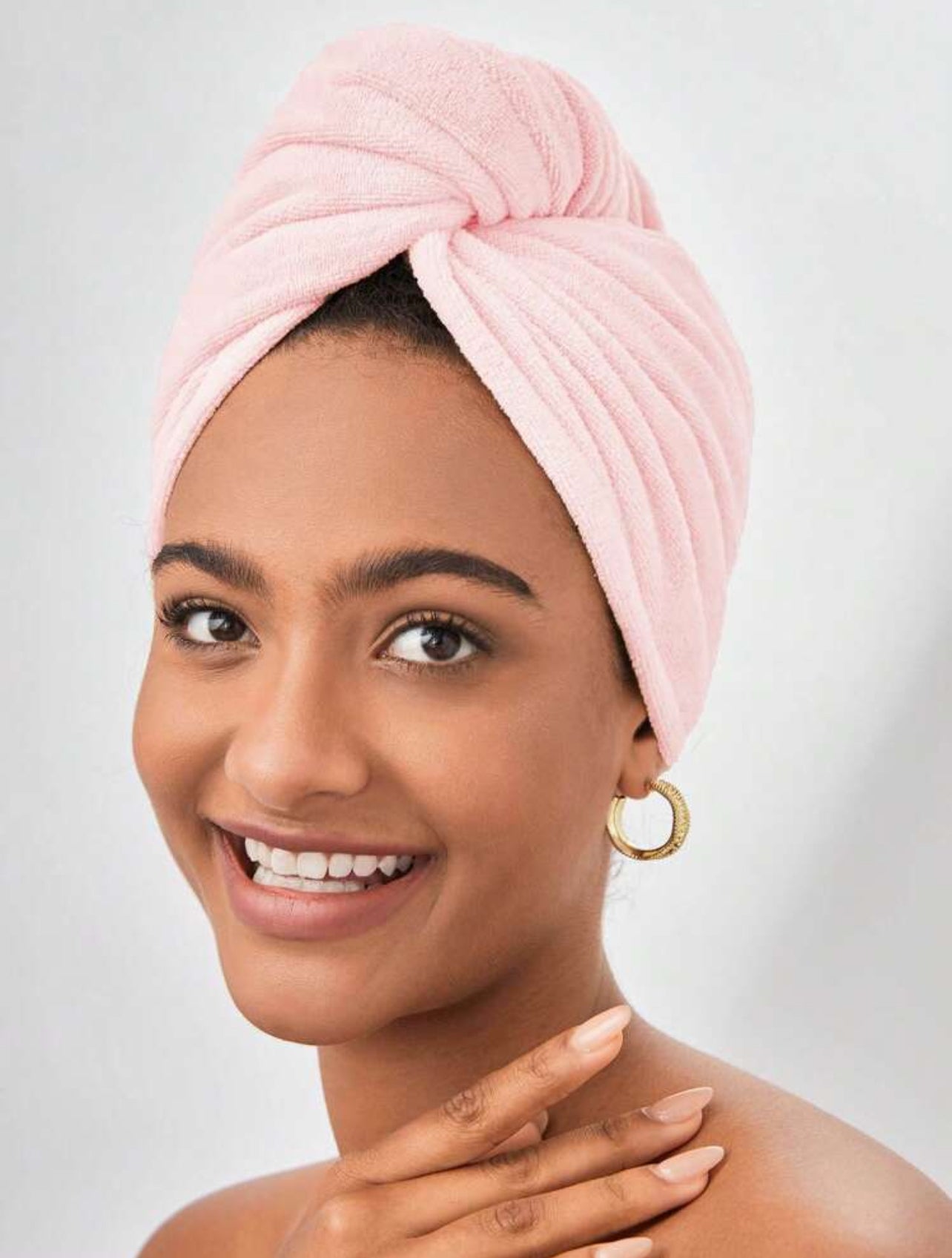 Serviette turban en microfibre à séchage rapide