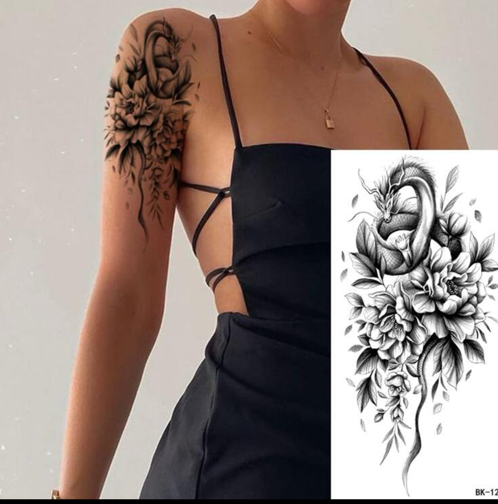 Lot de 9 Tatouages Temporaires