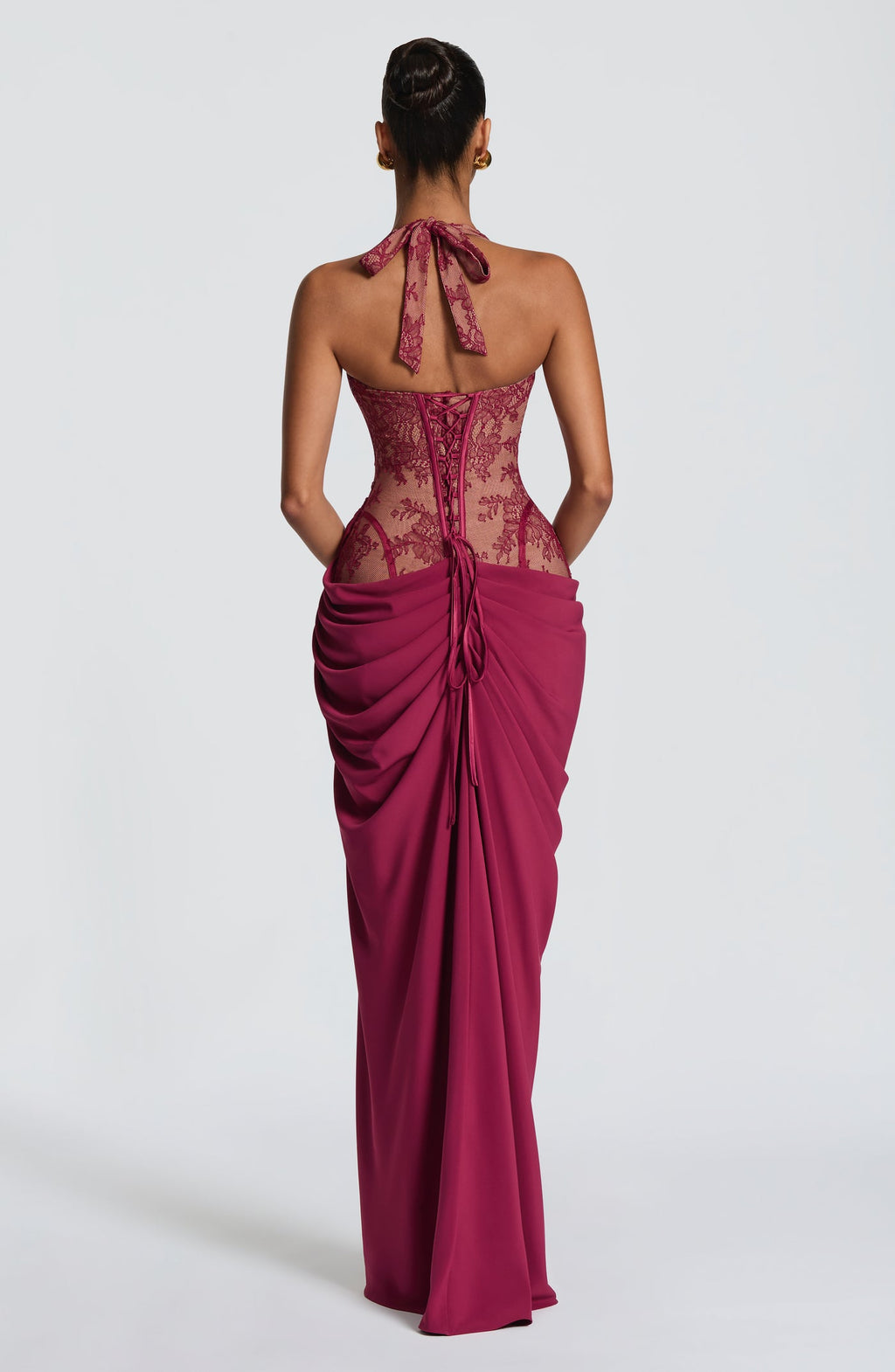 ROBE LONGUE BONITA - MÛRE