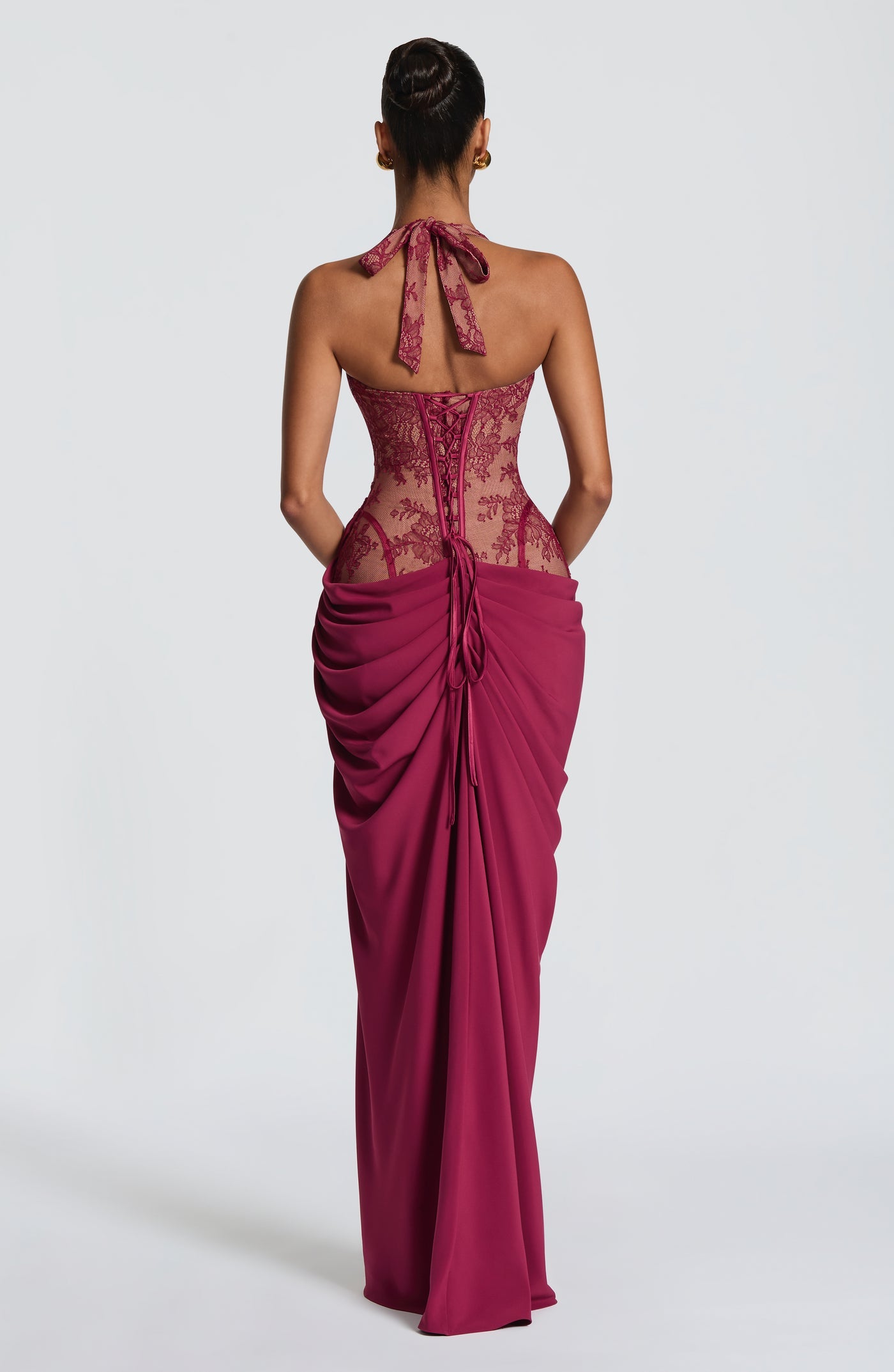 ROBE LONGUE BONITA - MÛRE