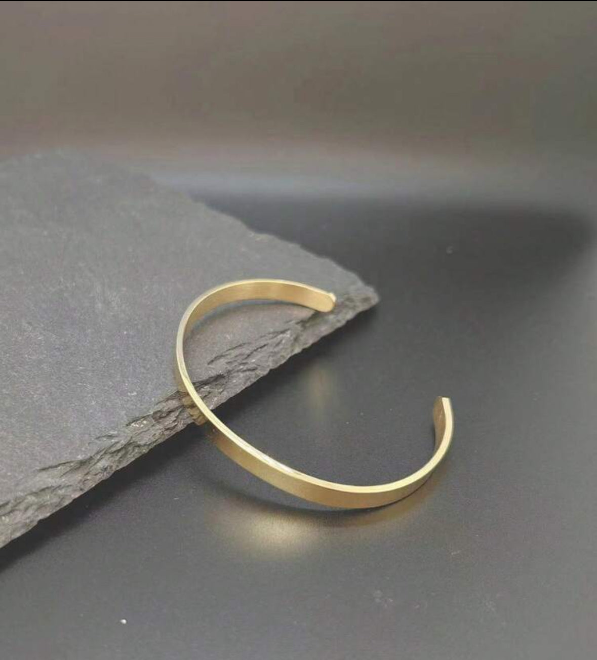 Bracelet et chaîne minimaliste en acier inoxydable doré