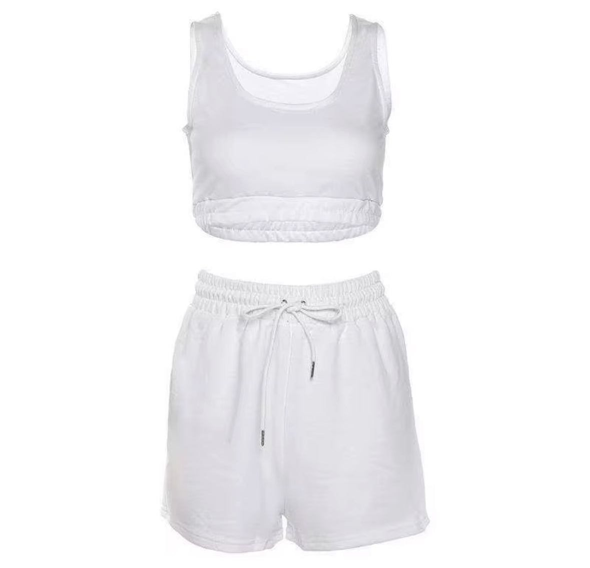 Ensemble Décontracté Femme – Top Court & Short