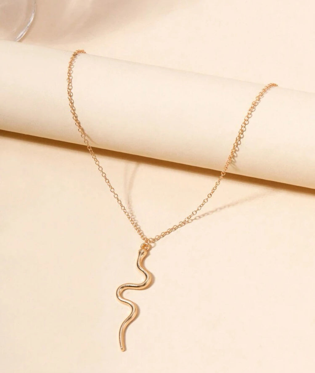 Minimalist Snake Necklace