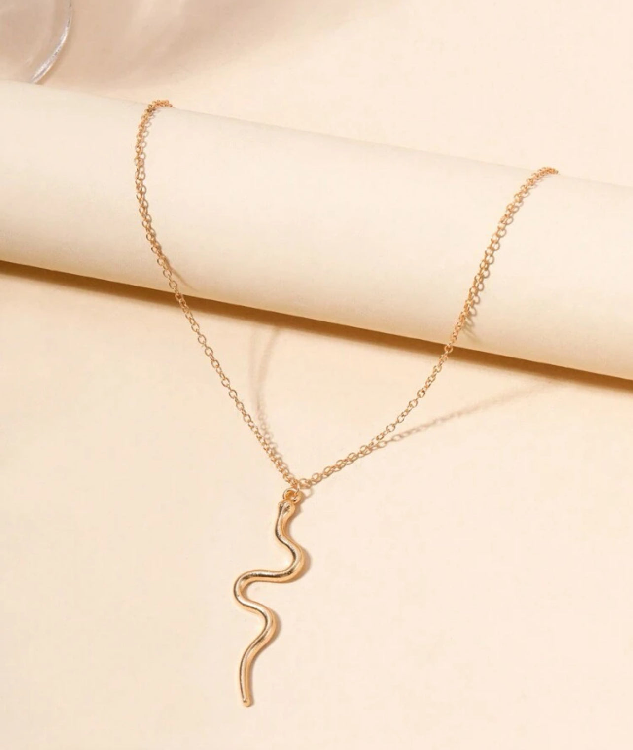 Collier Serpent Minimaliste