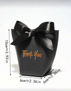 Lot de 10 Boîtes Cadeaux Élégantes "Thank You"