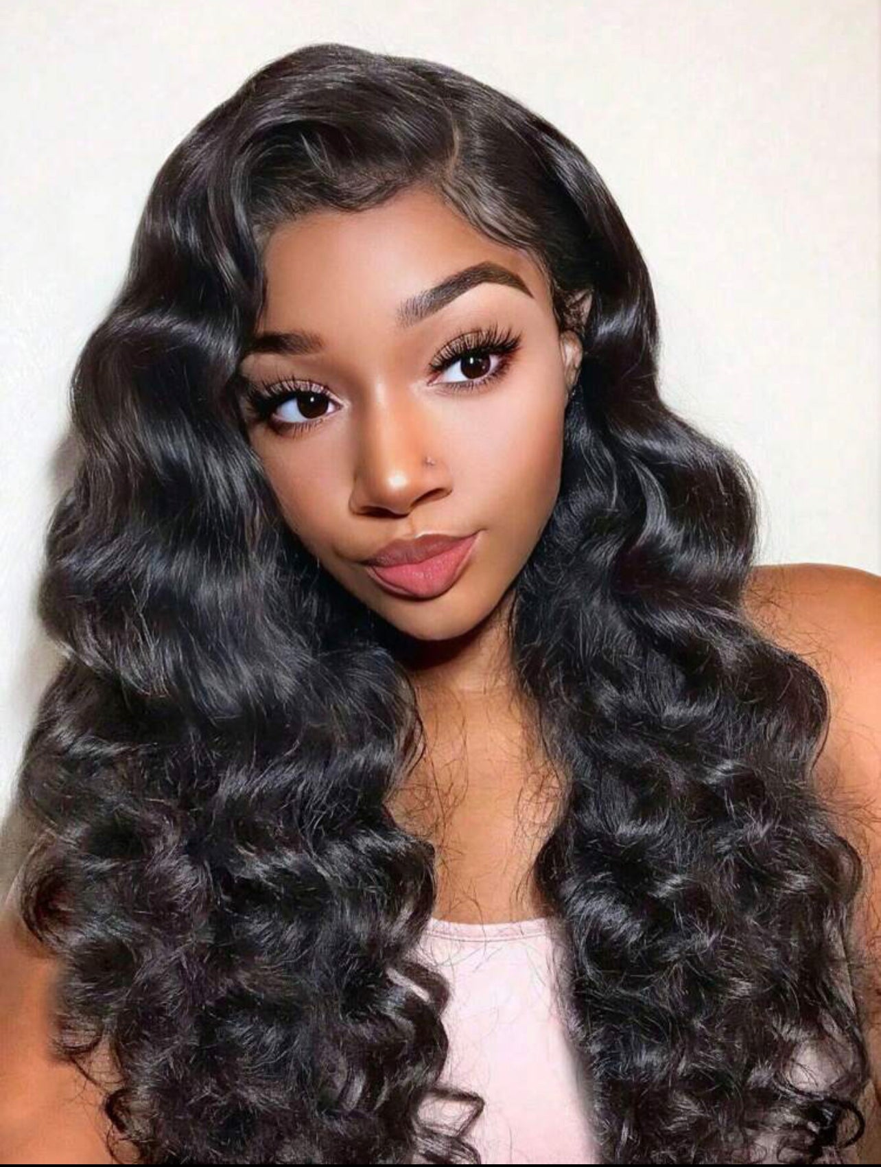 Perruque cheveux humain loose deep 13*4 lace transparente 200%