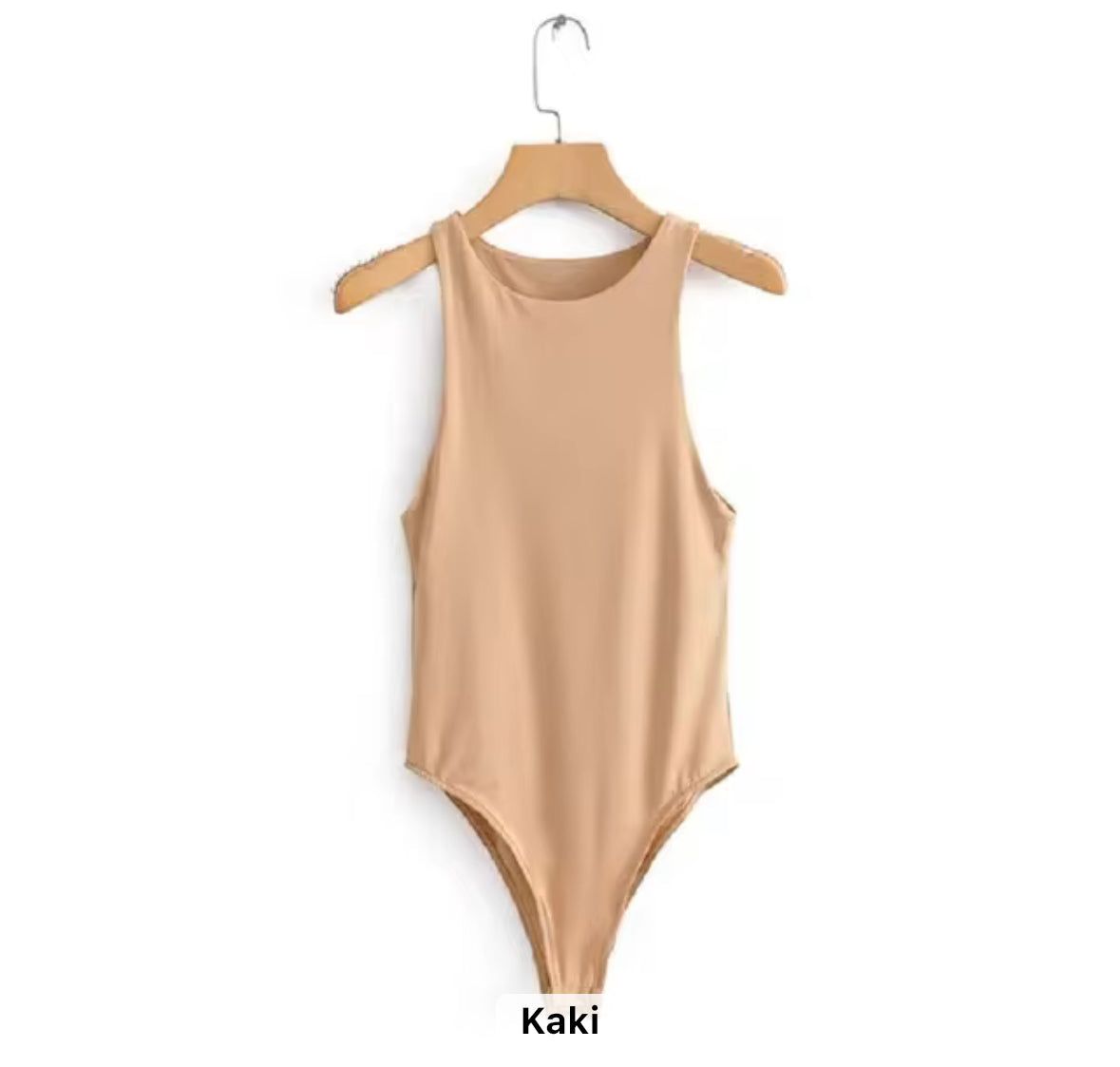 Body femme sans manches col rond – Basique chic multicolore