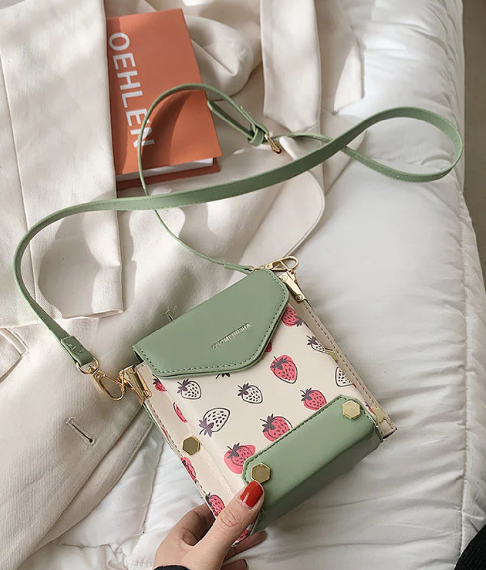 Verger Urbain : Sac à Bandoulière Fraise