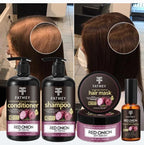 Gamme Fortifiante à l’Oignon Rouge et Graine Noire Fatmey – Soin Complet Anti-Chute et Épaississant