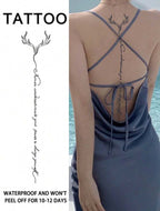 Tatouage Temporaire Épine Dorsale Élégant