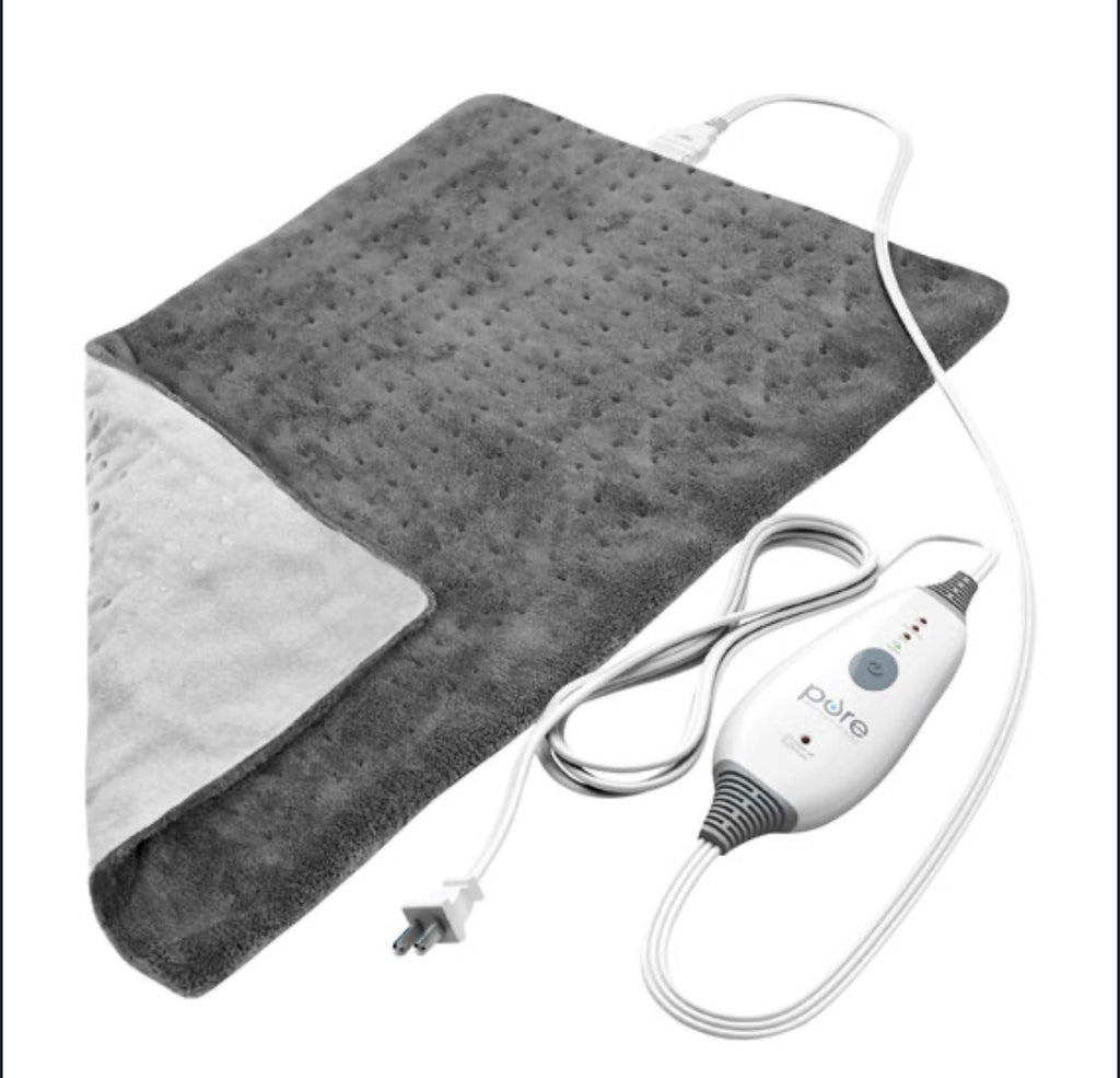 PureRelief – Coussin Chauffant de Luxe Gris