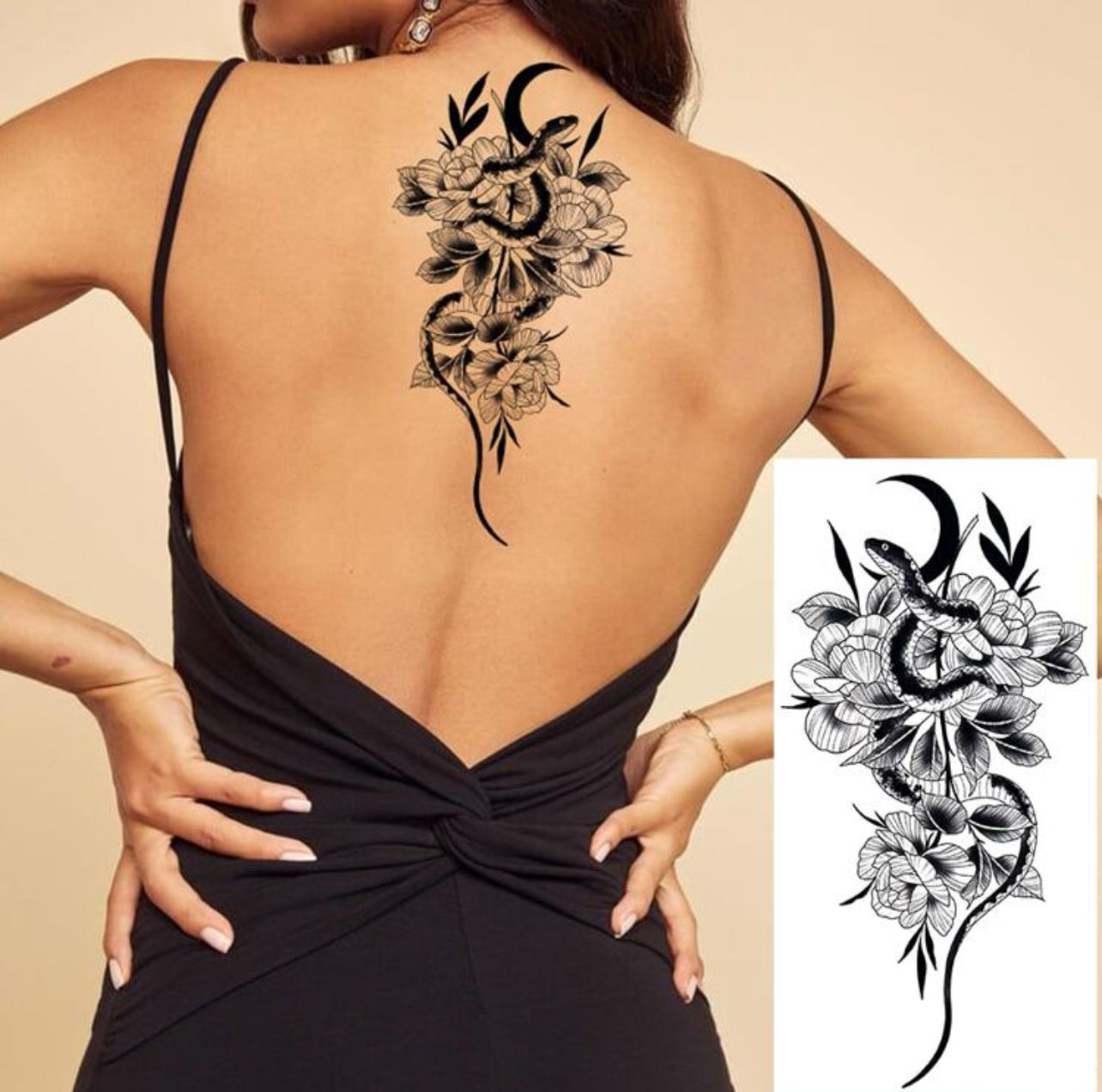 9 pièces Tatouage Temporaire