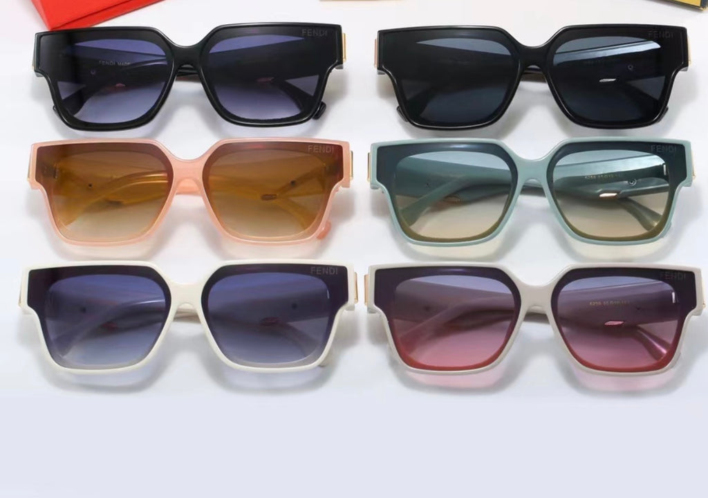Lunettes de Soleil Forme Audacieuse en Gris Ardoise