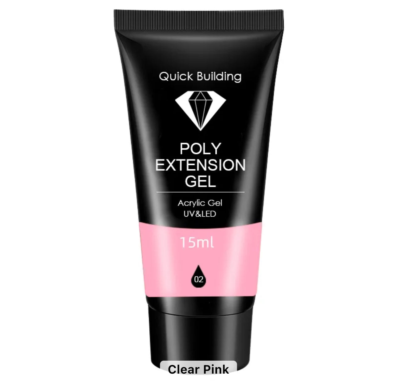 Gel Poly Extension – Manucure Professionnelle UV/LED (15 ml)