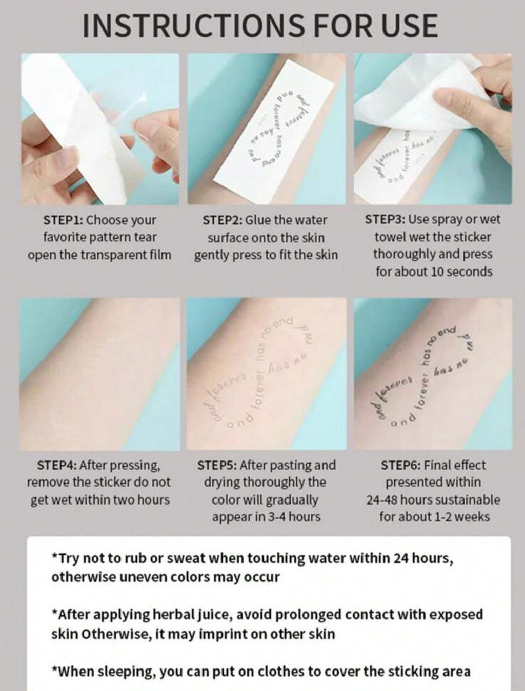 Angel Wings Temporary Tattoo