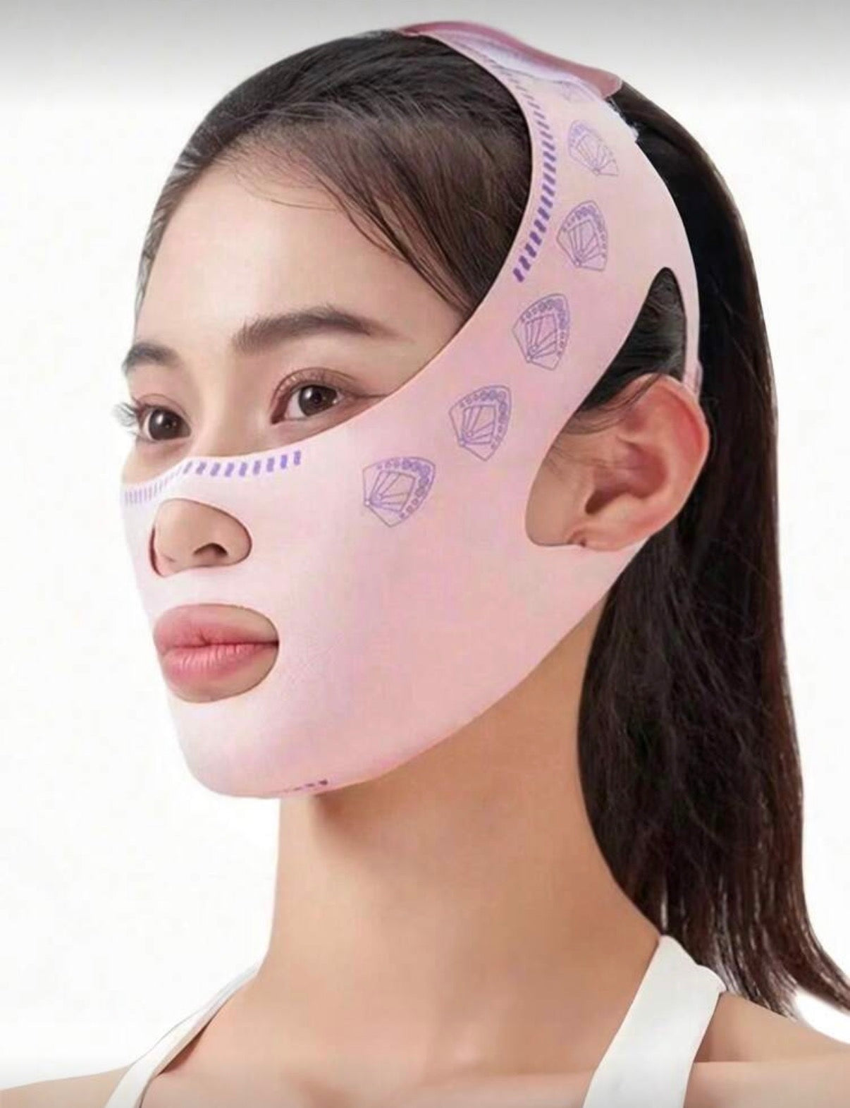 Masque de Sculptage Facial V-Line – Ceinture de Levage et Raffermissement