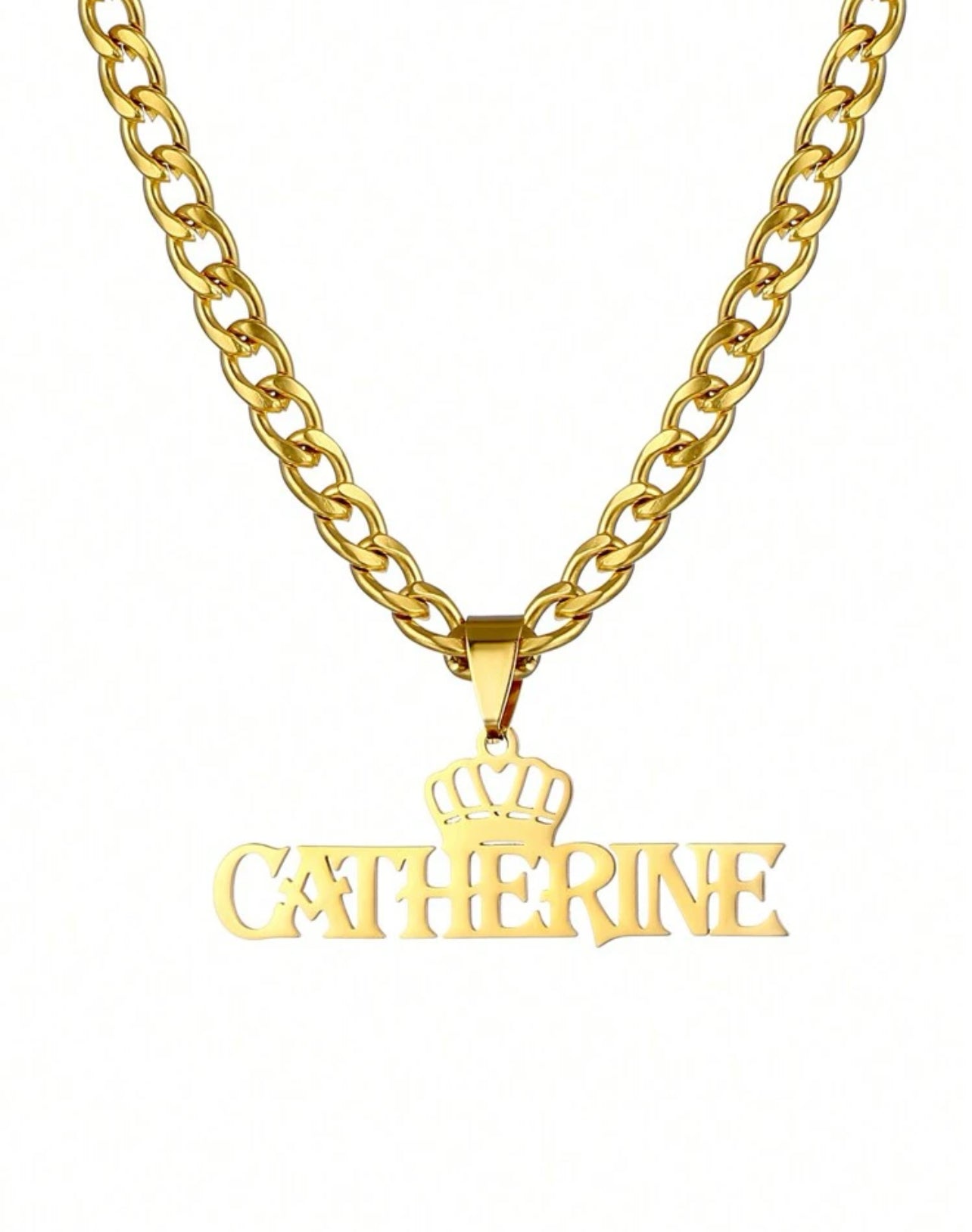 Collier avec couronne personnalisé pour homme