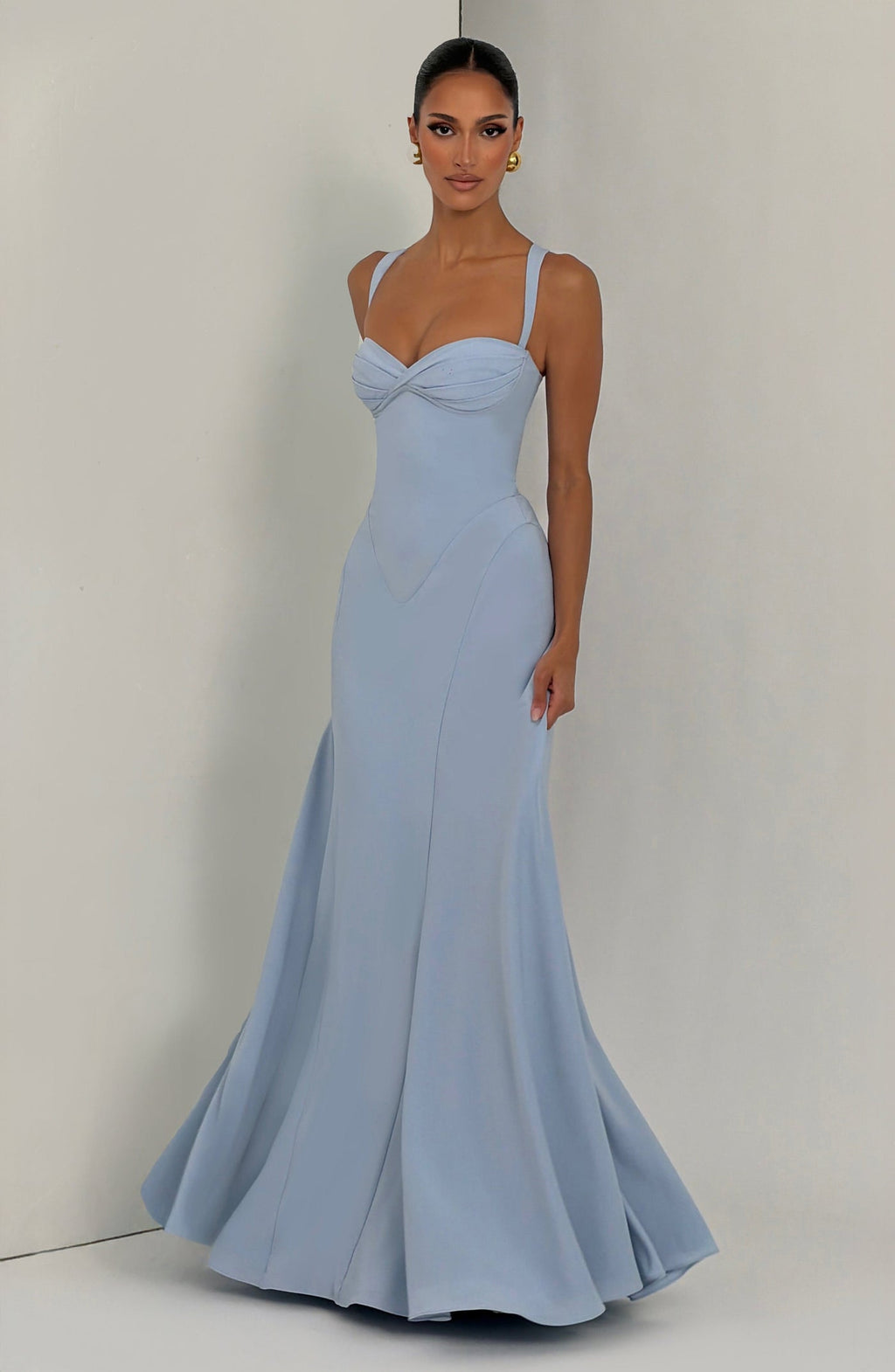 Robe Longue Irie – Bleu Glacier