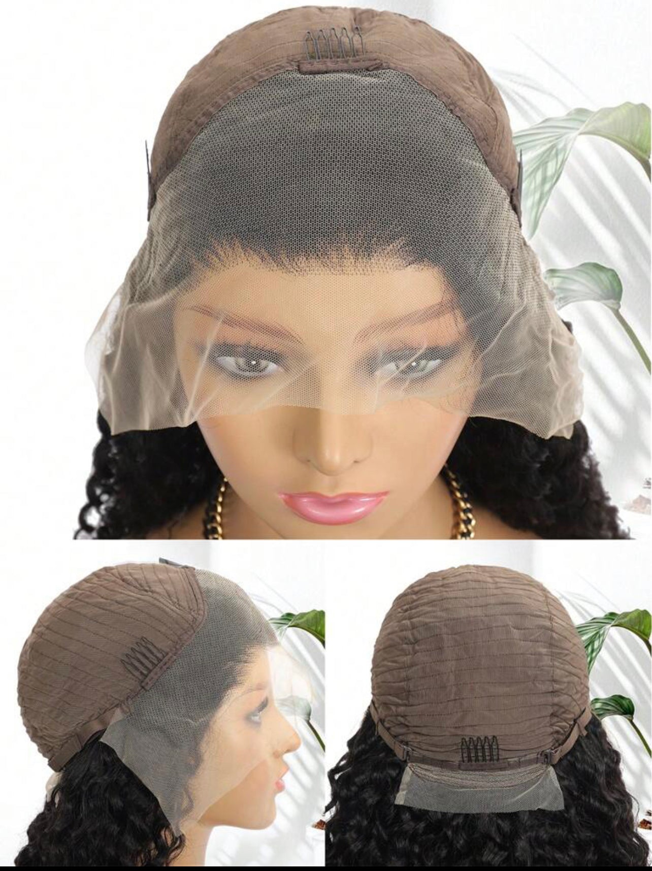 Perruque Water Wave/ wig 200% 13*4 lace frontale transparente