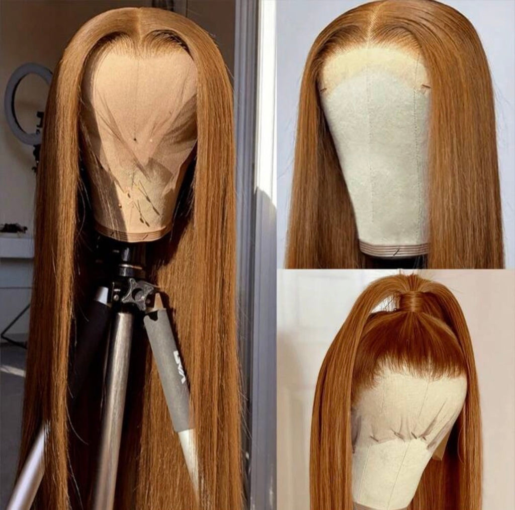 Perruque Lace Frontal 180% - Cheveux Humains Lisses