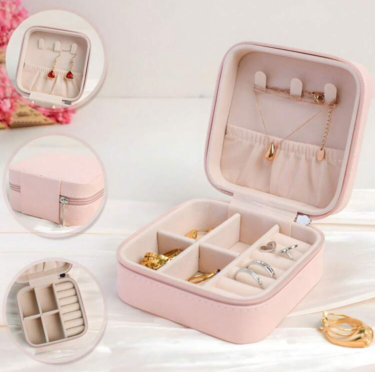 Boîte de rangement de bijoux personnalisé