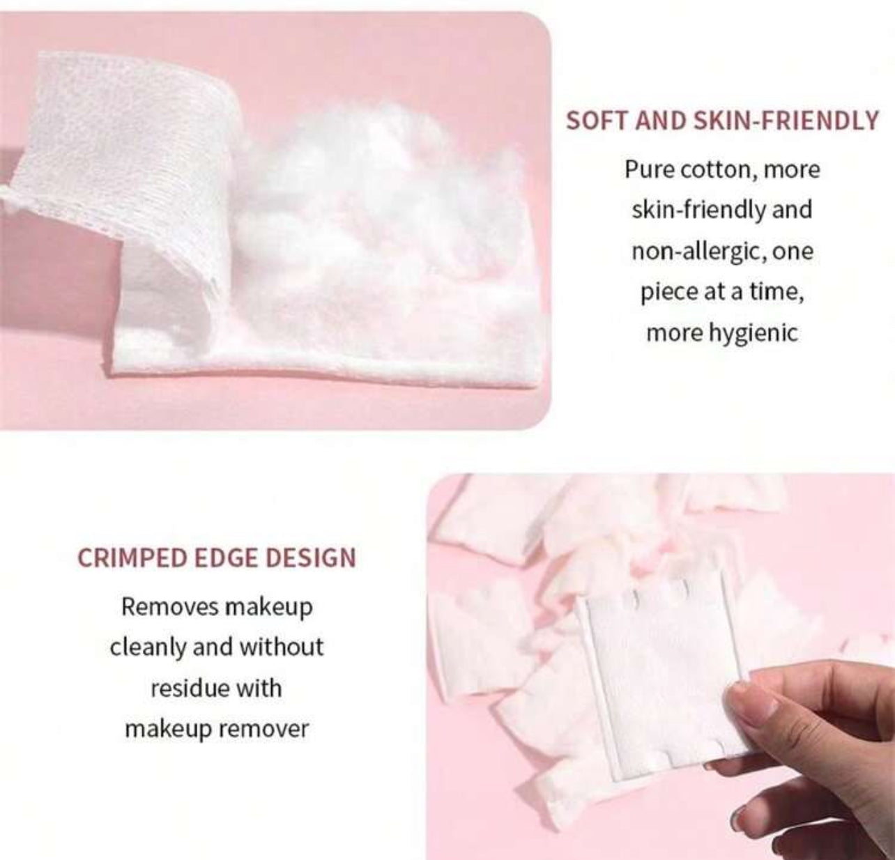 Lingettes nettoyantes pour le visage double couche, pratiques, jetables, épaisses, humides et sèches, pour le visage, 120 pièces/paquet, tampons démaquillants, soins de la peau