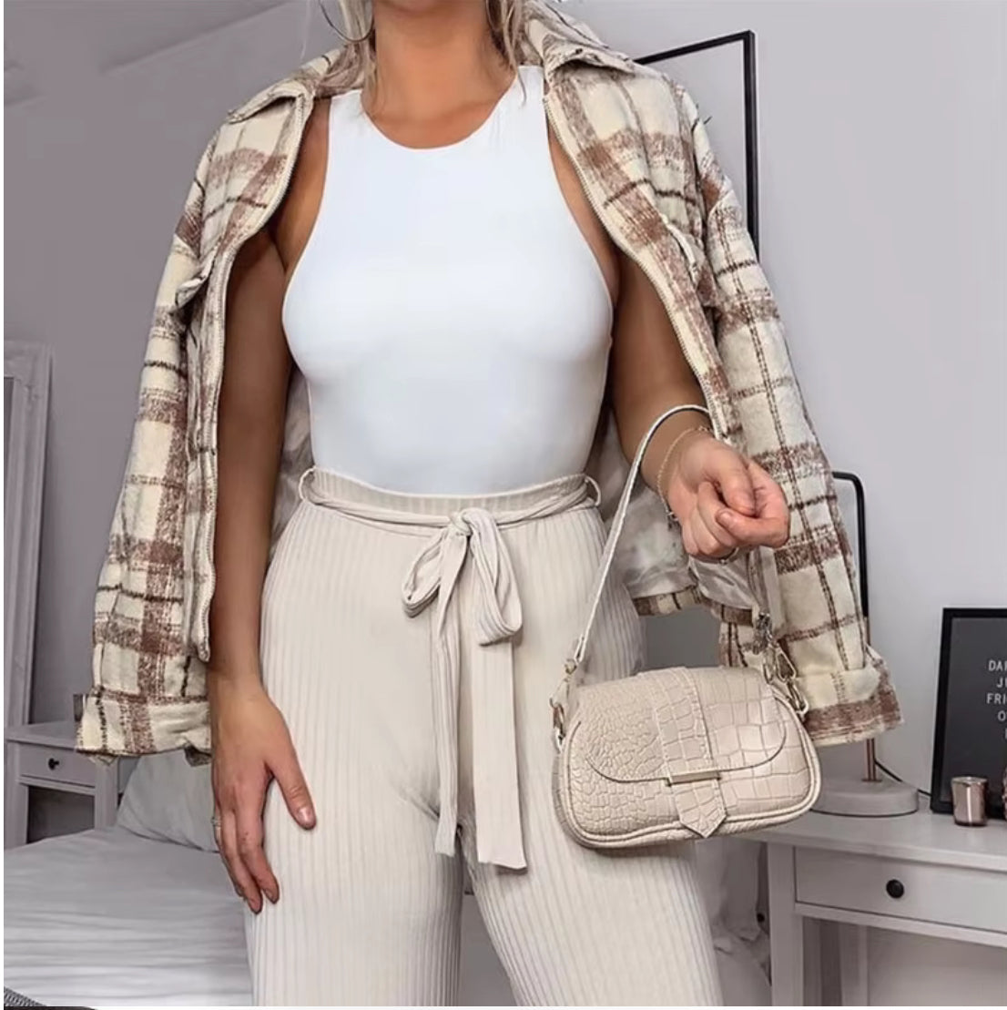 Body femme sans manches col rond – Basique chic multicolore