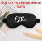 Masque de nuit personnalisé en satin ,masque de sommeil